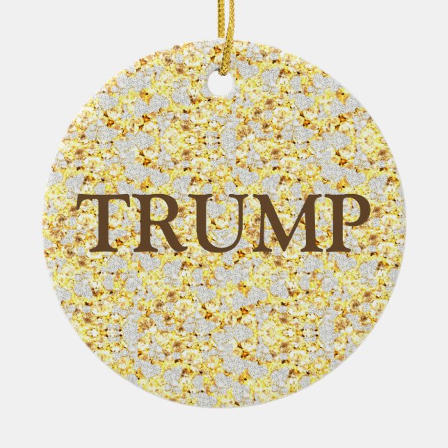 TRUMP KERAMIK ORNAMENT (Vorne)