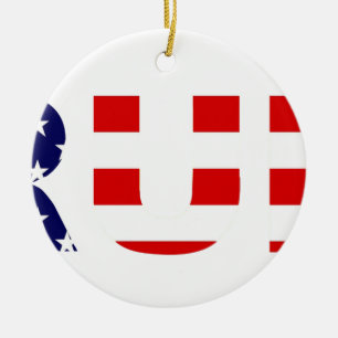 Trump Keramikornament