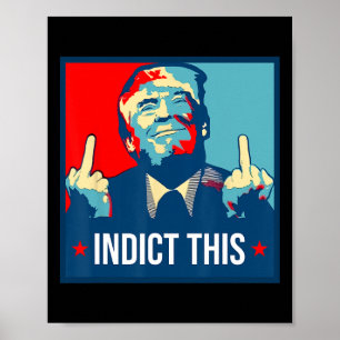Trump klagt diese politische Verhaftung für Republ Poster