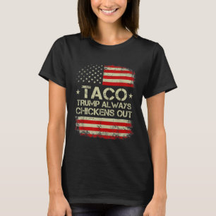 Trump kneift immer beim Taco-Handel Lustiges Meme T-Shirt
