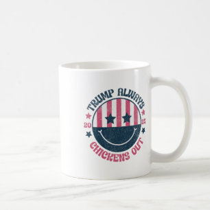 Trump kneift immer Funny American Taco Kaffeetasse
