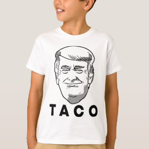 Trump kneift immer Funny Taco Joke Retro St T-Shirt