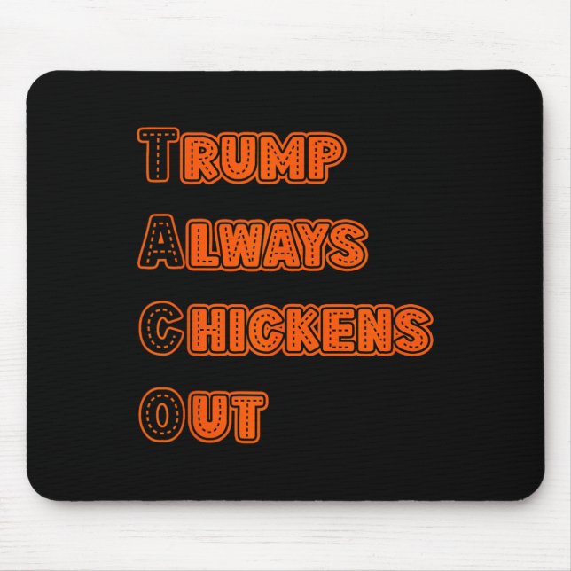 Trump kneift immer Meme  Mousepad (Vorne)