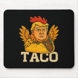Trump kneift immer raus Los geht's Taco Lustig Mousepad