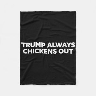 Trump kneift immer - Taco 1 Fleecedecke