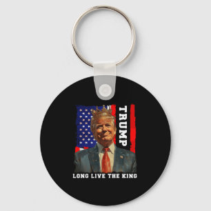 Trump König Präsident Lang lebe der König Trump  Schlüsselanhänger