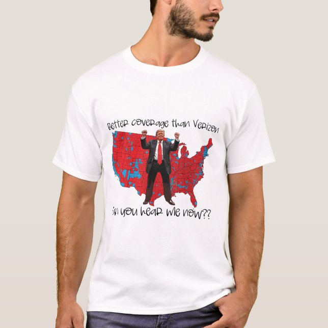 Trump könnte besser abdecken als Verizon Republika T-Shirt (Vorderseite)