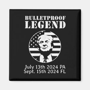 Trump kugelsichere Legende, die Sie wieder zweimal Magnet