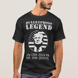 Trump kugelsichere Legende, die Sie wieder zweimal T-Shirt