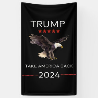 Trump Kundgebung Take America Back 2024 Vinyl-Bann Banner