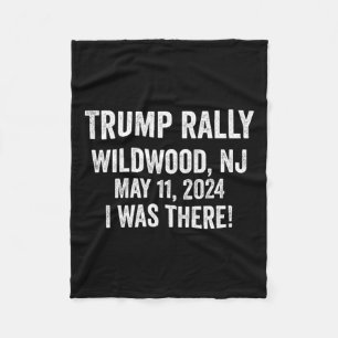 Trump Kundgebung Wildwood Nj, 11. Mai Fleecedecke