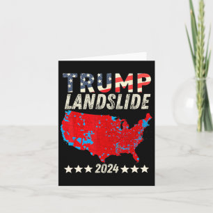 Trump Landslide 2024 Wahlplan Unterstützung Trump  Karte