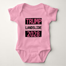 TRUMP LANDSLIDE 2028 für BABY! Baby Bodysuit