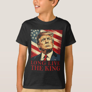 Trump Lang lebe der König Amerikanisch Patriotisch T-Shirt