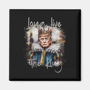 Trump Lang lebe der König Lustiger Trump Wasserfar Magnet