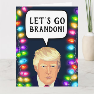 TRUMP LASST UNS BRANDON GEHEN! WEIHNACHTSGRÜSSE KA KARTE