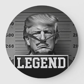 Trump Legend Große Wanduhr