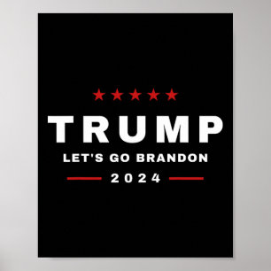 Trump Let's go Brandon 4. Juli Maga-T-Shirt 2024 Poster