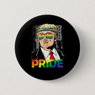 Trump Lgbt Gay Pride Month Lesbian Biual Transgend Button