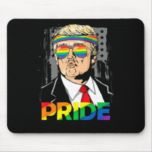Trump Lgbt Gay Pride Month Lesbian Biual Transgend Mousepad