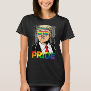 Trump Lgbt Gay Pride Month Lesbian Biual Transgend T-Shirt