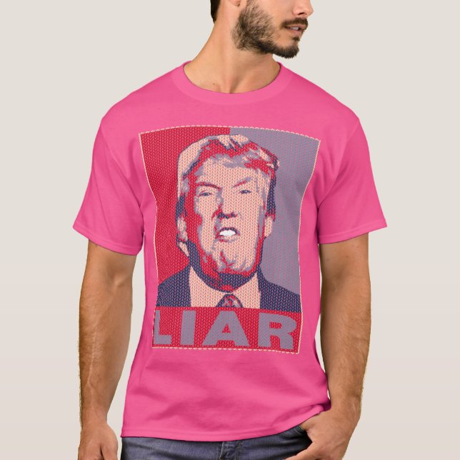 Trump Liar Ugly Christmas T-Shirt (Vorderseite)