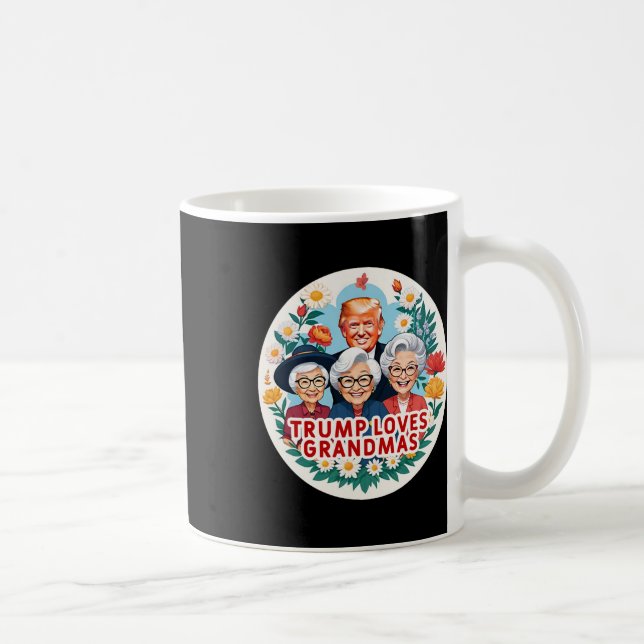 Trump Lieben Großmüttertag Kaffeetasse (Rechts)