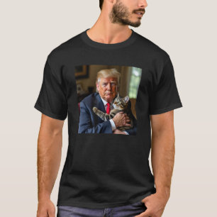 Trump-Lieben Katzen Funny Foto macht Haustiere wie T-Shirt