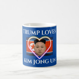 Trump-Lieben Kim Jong Un Kaffeetasse