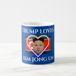 Trump-Lieben Kim Jong Un Kaffeetasse