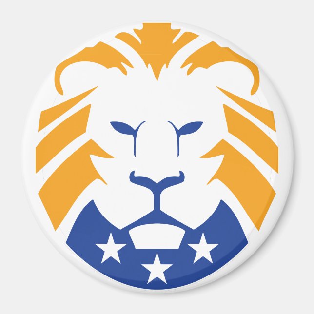 TRUMP-Lion-Logo Magnet (Vorne)