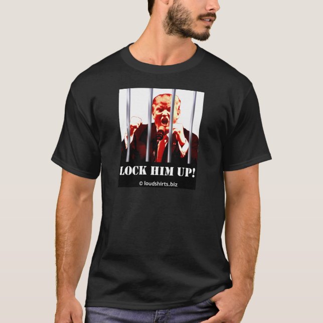 TRUMP-LOCK ER OBEN T-Shirt (Vorderseite)