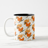 Trump l'oeil Orange wig Duck