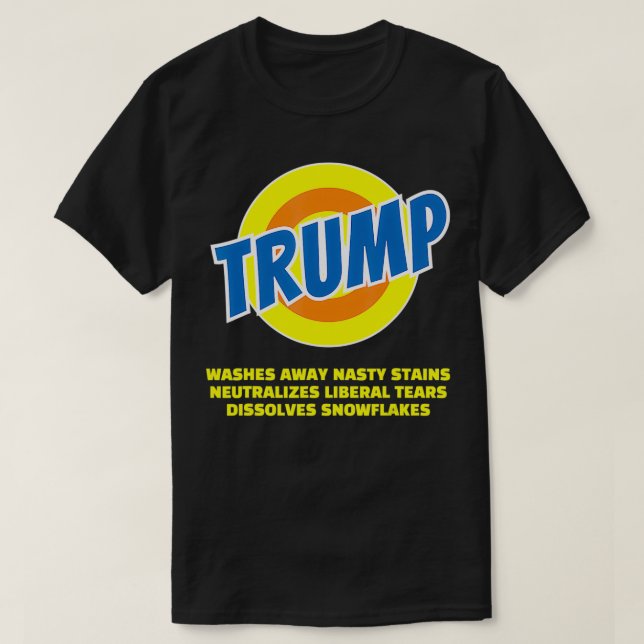 Trump löst Eklige Stände aus Schneeflocke T-Shirt (Design vorne)