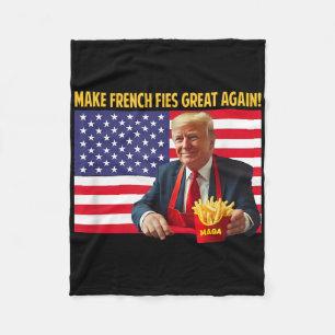 Trump Lustig Mach Fritten Großartig Wieder Trump M Fleecedecke