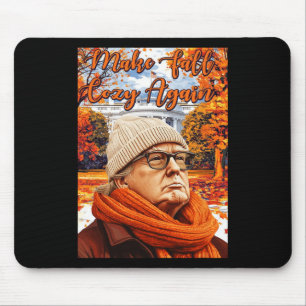 Trump Lustiger Herbst, Mach Herbst wieder gemütlic Mousepad