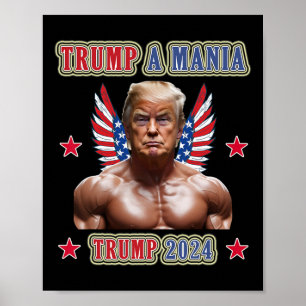 Trump Lustiges Ringen Trumpamania Republikanische Poster