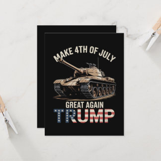 Trump macht 4. Juli mit Militär wieder großartig Einladung