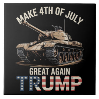 Trump macht 4. Juli mit Militär wieder großartig Fliese