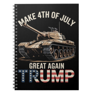 Trump macht 4. Juli mit Militär wieder großartig Notizblock