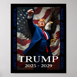 Trump macht Amerika 2025 wieder groß Poster