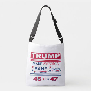 Trump macht Amerika wieder gesund Tragetaschen Mit Langen Trägern