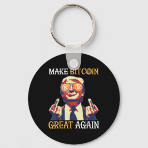 Trump macht Bitcoin wieder großartig Schlüsselanhänger