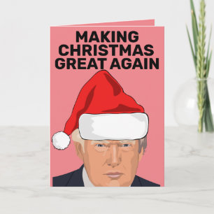 TRUMP MACHT CHRISTMAS WIEDER GROSS KARTEN