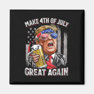 Trump macht den 4. Juli wieder zum vierten Mal für Magnet