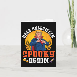 Trump macht Halloween Spooky wieder Funny Dracula Karte