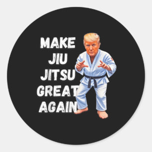 Trump macht Jiu-jitsu wieder groß Bjj Runder Aufkleber