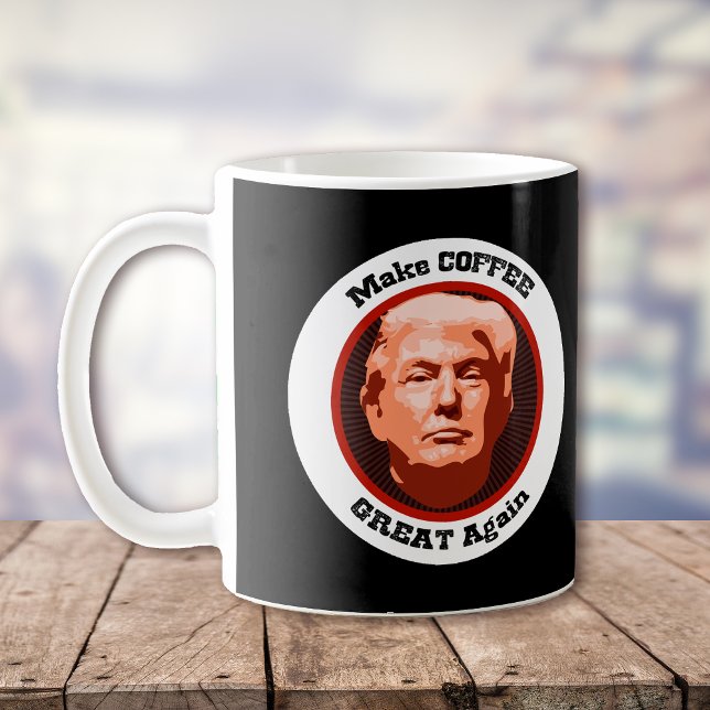 Trump macht Kaffee großartig Kaffeetasse (Von Creator hochgeladen)