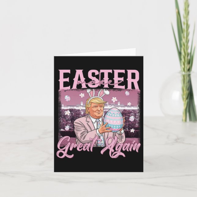 Trump macht Ostern wieder zum großen Shirt Karte (Vorderseite)