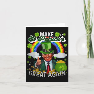 Trump macht St Patrick's Day wieder groß 45 47 Pre Karte